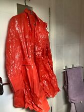 Red pvc coat for sale  WALTON-ON-THAMES