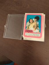 SET OF 44 THREE'S COMPANY TV SHOW COLLECTIBLE TRADING CARDS & STICKERS  for sale  Shipping to South Africa