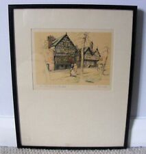 Antique framed print for sale  MORPETH