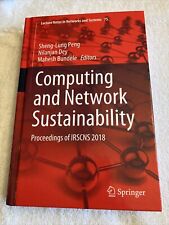 Springer Computing and Network Sustainability: Proceedings of IRSCNS 2018 segunda mano  Embacar hacia Argentina