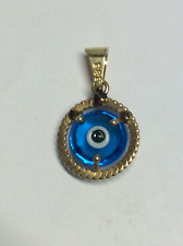 Pingente de olho azul grego de ouro 14k (585) com olho azul comprar usado  Enviando para Brazil