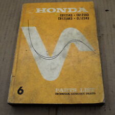 Parts list honda d'occasion  Neuilly-en-Thelle