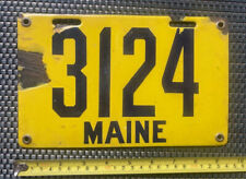 1912 maine license for sale  Marshall