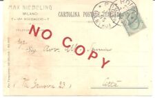 Roma 25.3.1907. autografo usato  Bologna