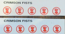 Decals Warhammer 40K Space Marines Crimson Fists Transfers  for sale  Shipping to South Africa