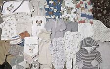 Lote ENORME de Roupas para Bebê Menino Tamanho 0-3 Meses Pacote Infantil Bodysuits Dormentes SAFARI comprar usado  Enviando para Brazil