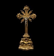 Relicário - crucifixo com parte da verdadeira cruz + documento C. O. A. comprar usado  Enviando para Brazil