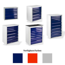 DEMA Schubladenschrank Rot / Blau / Grau 5, 6, 7, 8, 9 Schubladen Fernando gebraucht kaufen  Bad Windsheim