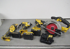 DeWALT DCS355 DCF787 DCD777 DCS393 20V MAX Multi Tool Set 3 Batts & Charger Used, used for sale  Shipping to South Africa