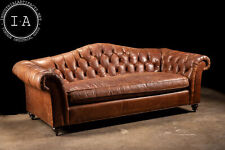 Vintage tufted leather for sale  Dekalb