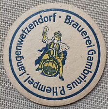 Brauerei gambrinus hempel gebraucht kaufen  Chemnitz