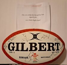 Signed wales rugby for sale  PRESTATYN