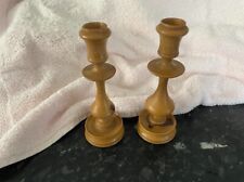 Pair turned treen for sale  ST. IVES