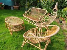 Cane chair settee for sale  LONDON