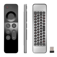 W3 2.4G Wireless Air Mouse Voz Mini Teclado Controlador Remoto Para Android Tv comprar usado  Enviando para Brazil