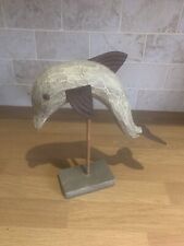 Wooden dolphin ornament for sale  UK