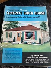 Popular Mechanics' Famous Concrete Block House por Popular Mechanics Press 1949 comprar usado  Enviando para Brazil