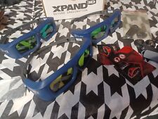 3 pares de óculos XPAND DLP-Link Beyond Imagination 3D X102-EDU baterias incluídas comprar usado  Enviando para Brazil