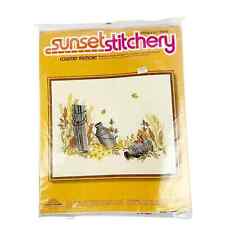 Vintage sunset stitchery for sale  Yuba City