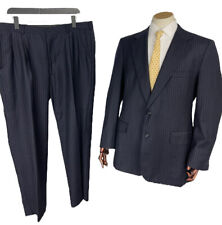 Bespoke suit navy for sale  CHELTENHAM