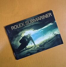 Rolex submariner booklet for sale  PETERSFIELD
