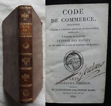 Code commerce 1807 d'occasion  France