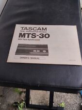 TASCAM MTS-30 UNIDADE SINCRONIZADORA MIDI/FITA Manual do Usuário - Final dos anos 1980 comprar usado  Enviando para Brazil