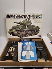 Tanque de radiocontrol Tamiya 1:16 M4 Sherman vintage década de 1970 con caja original segunda mano  Embacar hacia Argentina