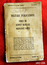 1956 military publications for sale  Johnston