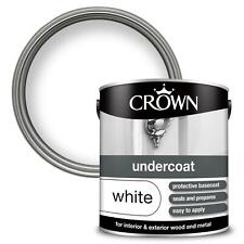 Crown undercoat white for sale  HIGH WYCOMBE