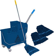 Blue Kentuky Mop Bucket Commercial Industrial Kitchen Bathroom Cleaning Wringer for sale  Shipping to South Africa
