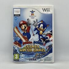 Mario & Sonic at the Olympic Winter Games Nintendo Wii videogame postagem grátis PAL comprar usado  Enviando para Brazil