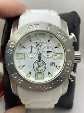 Swiss Legend Men's 10067 Commander Analog Display Swiss Quartz WHITE DEFECT-R1, used for sale  Shipping to South Africa