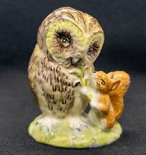 Estatueta Beatrix Potter Royal Albert England Old Mr. Brown OWL Vintage 1989 comprar usado  Enviando para Brazil