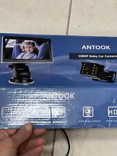 Espelho de carro para bebê Antook 1080P para assento traseiro, câmera de carro bebê 5 polegadas bebês crianças  comprar usado  Enviando para Brazil