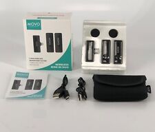 Micrófono de solapa inalámbrico Movo Wireless Mini DI DUO Dual Lightning para iPhone segunda mano  Embacar hacia Mexico