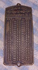 RARE ANTIQUE BRASS S. C. FORSAITH MACHINE CO. WOODWORKING MACHINE TAG SIGN for sale  Shipping to South Africa