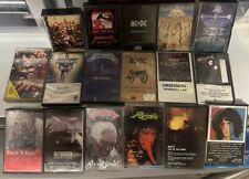 ¡Lote de 17 cintas de casete con estuche único! Metálica 1980 - Iron Maiden - y más segunda mano  Embacar hacia Argentina