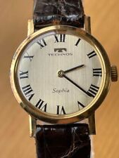 Relógio Technos Sophia manual 24 mm feminino mostrador prateado feito na Suíça redondo vintage comprar usado  Enviando para Brazil