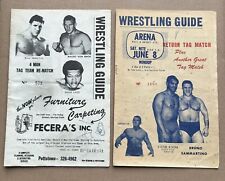 Vintage wrestling programs for sale  Willow Grove