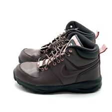 Botas Nike Mano couro violeta minério/marrom crianças tamanho 7 Y comprar usado  Enviando para Brazil