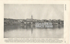 BELGRADE CAPITAL SERB CROAT SLOVENE FROM ZEMUN  c 1926 PHOTO ILLUSTRATION PRINT, used for sale  Shipping to South Africa