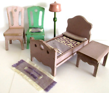 set 5 painted wood chairs for sale  Minneapolis