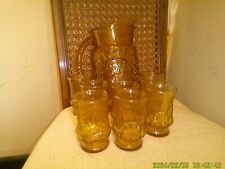 amber drinking glasses for sale  Lapeer