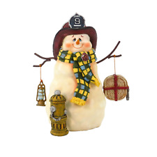 Fireman snowman figurine for sale  West Falls