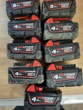 Various milwaukee batteries for sale  WEST BROMWICH