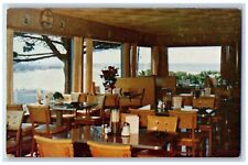 Yachats Oregon OR Postcard Beautiful Club Yachats Dining Room Interior c1950's for sale  Shipping to South Africa