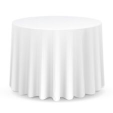 Round white table for sale  BIDEFORD