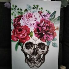 Rose skull canvas for sale  Las Vegas