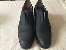 Mens, John Varvatos, Blind Derby, Black Canvas LOAFER, Italy, size 9.5  for sale  Shipping to South Africa